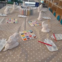 Children's Clay Pottery Building Session
