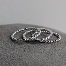 Silver Stacking Rings Workshop