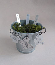 Metal Stamped Plant Pot Markers Workshop