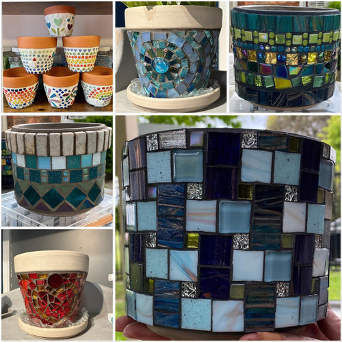 Mosaic Plant Pot Workshop