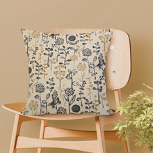 Japanese Natural Floral Cotton Cushion