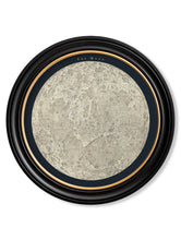 C.1800 Map of the Moon in Round Frame