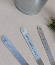 Metal Stamped Plant Pot Markers Workshop