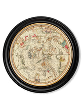 C.1820 Map of Constellations in Round Frame