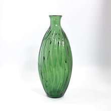 Tall Spiral Glass Vase